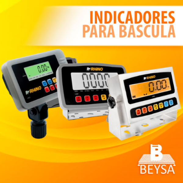 Indicadores para báscula
